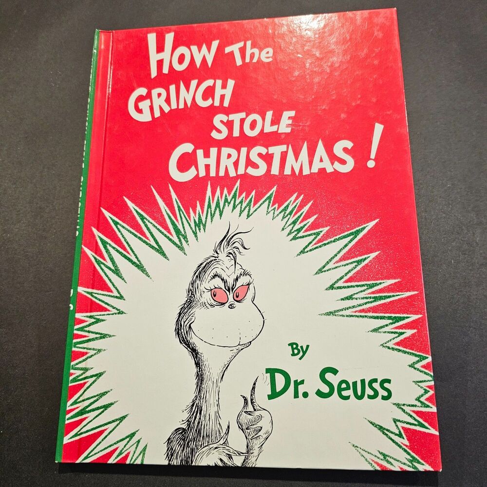 Dr. Seuss How the Grinch Stole Christmas 1957 Random House Grolier Book Club